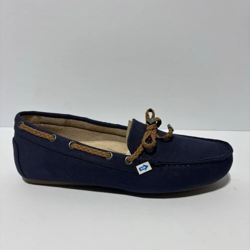 LifeStride Women’s Transport Navy Slip-On Loafers, Size 11 M